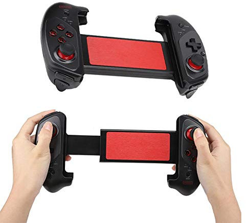 ASHATA Mobile Game Controller, drahtloser Bluetooth Game Controller, Handy Tablet Tablet Smart TV Teleskop Gamepad Game Controller mit Auslösern, Unterstützung Android/iOS