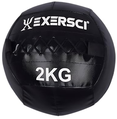 Exersci - Wall Medicine Ball - Cardio Fitness Gym Workout Exercise [2kg - 15kg] (2)