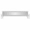 NRG Traditional 4 Column Horizontal Radiator 300x1460mm Gloss White Central Heating Radiators