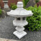 Oloma Design Stone lantern pagoda statue Concrete japanese pagoda figure Asian garden lantern decoration Outdoor Chinese decor Cement art for zen garden atmosphere Backyard decor Miniature pagoda