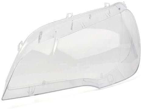 NGANOH Auto Scheinwerfer Transparent Lampshade, für BMW X5 E70 2008-2013 Auto Frontscheinwerfer Abdeckung Auto Lens Headlight Cover,B-Right
