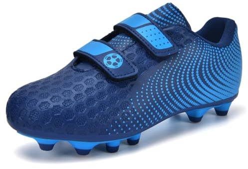 Chaussures de Football Garçon Enfant Chaussures de Sport Fille 28-37 EU | Chaussures D'entraînement Antidérapant Respirant Sportives Basses Baskets Extérieur Unsisexe