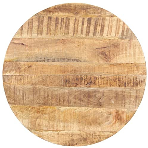 HETFTJN Bierzelttisch Stehtisch Outdoor Bartisch Küche Küchentisch - Esstisch 80 cm Raues Mangoholz für Büro Campingplatz Party Balkon