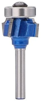 1pc Wood Milling Cutter Chamfer End Mill Corner Rounding Router Bits 6mm Shank Engraving Bit for Woodworking(R3)