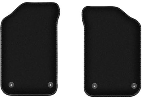 Wielganizator Velours Fußmatten passend für MG F/TF (1995-2005) | Qualität: Basic - Genaue Passform, rutschfeste Untregrund 2-teilig - Schwarz