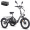 Fafrees 2025 F20 Mate E-Bike 3 Rad Klapprad 48V 21Ah Akku 115KM [ Offiziell ] E Bike Damen Hydraulische Scheibenbremsen, Elektrofahrräder 65N.m, Fat Ebike Herren 20 Zoll, Lastenfahrrad IPX5 - Update