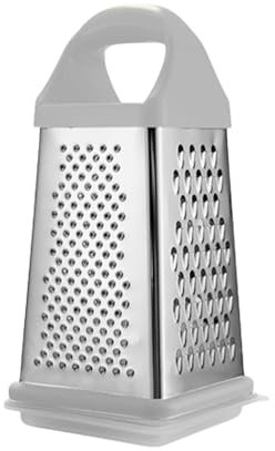Râpes à 4 côtés pour la cuisine, râpe à fromage en boîte - Râpe à fromage à 4 côtés en acier inoxydable avec boîte de rangement - fabriquée avec un excellent acier inoxydable, cette râpe intègre des s