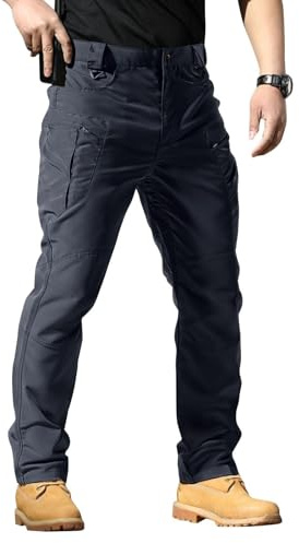 Pantalones Militares TáCticos Hombre - Pantalones Cargo Hombre Combate Duraderos De Pierna Recta, Pantalones De Trabajo con MúLtiples Bolsillos, ConstruccióN CláSica, Pantalone De Entrenamiento De