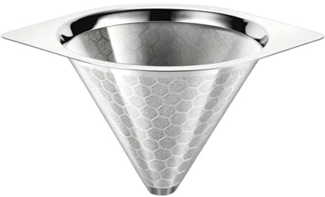 Pour Over Kaffefilter Finmaskigt, Värmetåligt, Bärbart Och Papperslöst