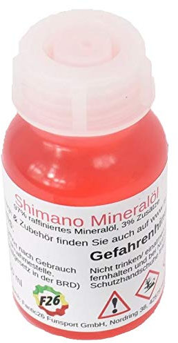 Fantic26 1 x 100ml Mineralöl Scheibenbremsen Bremsflüssigkeit geignet für Shimano, Tektro, Nutt usw