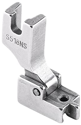Piedino per macchina da cucire per macchina da cucire con cerniera invisibile Piedino per piedini industriali per letto piatto Sostituzione del piedino per tessitura Cucito industriale