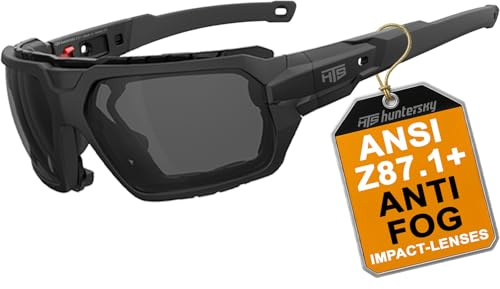 HTS HUNTERSKY Q37 Powersports Motorcycle Anti Fog Riding Goggles with Detectable Headband Hunting Shooting Airsoft Skydiving Dustproof Windproof