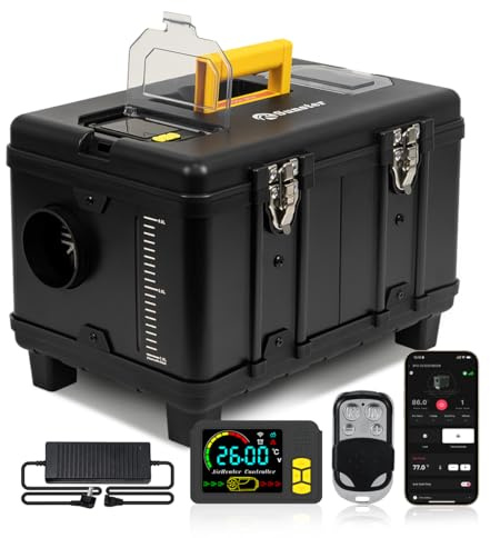 Sunster 8KW Luft Dieselheizung, Tragbare Standheizung mit APP Adapter Auto