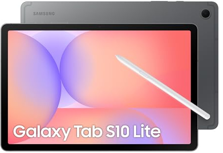 Samsung Galaxy Tab S10 Lite 128 GB - Tablet con IA, Incluye S Pen, 6 GB Memoria, Pantalla 10,9, Batería de Larga Duración, Gris, Garantía del Fabricante 3 Años + 1 Año Extra (Versión Española)