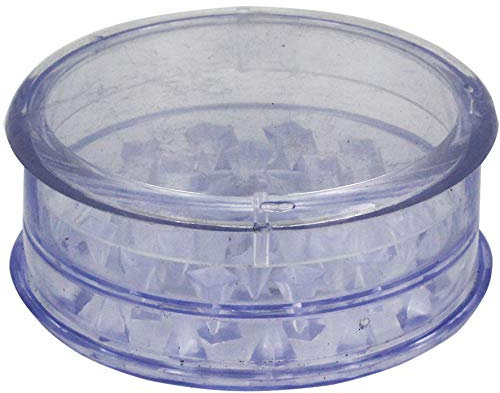 1 macinino in plastica da 60 mm per erbe aromatiche 3 pezzi con conservazione. Scegli il tuo colore preferito (trasparente).