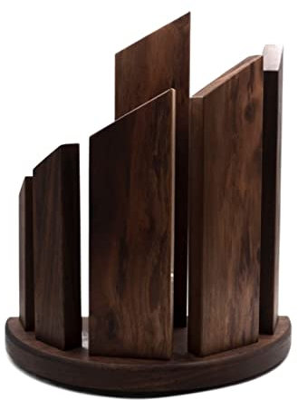 JGATW Ceppo Coltelli Portacoltelli Magnetico Portacoltelli in Legno Portacoltelli da Cucina Portacoltelli Strumento per Rack Porta Coltelli