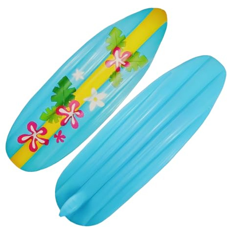 Inflatable Surfboard Bodyboard,Large PVC Inflatable Pool Float,Water Floating Boards,Swimming Pool Floating Toys for Kids Adults Surf Hawaiian Theme Summer Sea Party
