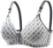 HOOUDO Items Under 5 Pounds Bras for Women Push Up Sleep Bra No Underwire Lace Everyday Bra Crop Tops Padded Full Coverage Bralettes Tshirt for Elderly Grey