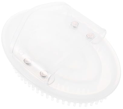 Ciieeo Ganzkörper Massagebürste Multifunktionale mit Komfortablem Griff aus Tpu für Kopfmassage und Weißem Design und Verbesserte Durchblutung