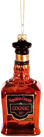 Sass & Belle Cognac Bottle Shaped Bauble