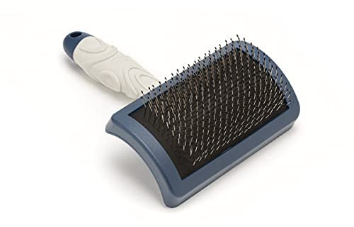 Mikki Slicker-Bürste zum Glätten von Hunde- und Welpenfell, auch bei Fellwechsel, für Pudel-Kreuzungen wie Cockapoos, Labradoodles, Cavapoos, Maltipoos und Golden Doodles