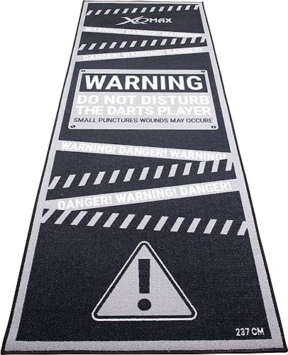 Dartteppich XQ Max Carpet Warning