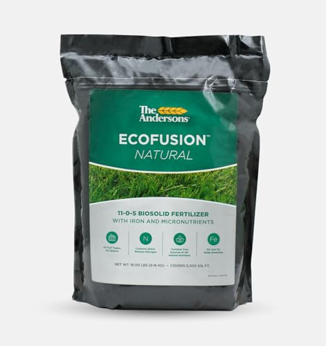 The Andersons Professional Ecofusion™ Natural 11-0-5 Biosolid Fertilizer with Iron and Micronutrients 18 lb. Bag - Covers up to 5,000 sqft.