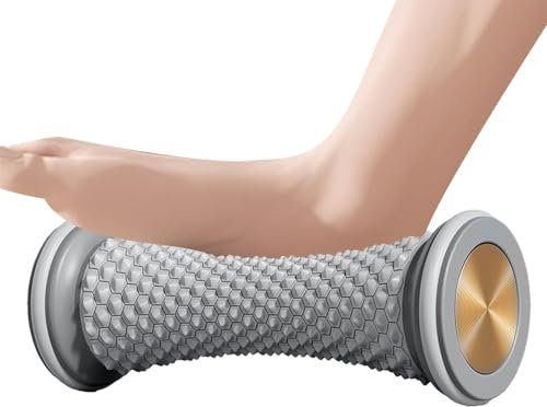 Generico Rullo per Massaggio ai Piedi, Massaggiatore a Rulli per Piedi, Massaggio Tessuti Profondi, Design Ergonomico, Grigio