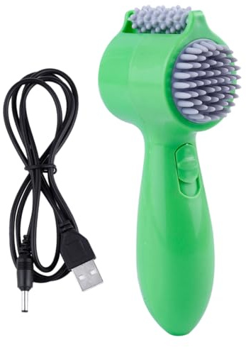 Hoement Massaggiatore Ricaricabile Vibrante per Testa e Capelluto Dispositivo per Massaggi Elettrici USB Strumento Portatile per Relax e Circolazione Sanguigna Colore Casuale
