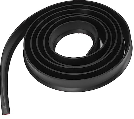Striscia di isolamento dell'acqua Flessibile Pieghevole Autoadesivo TPE Doccia Bagnato Secco Separazione Accessori Bagno 3 Metri Nero