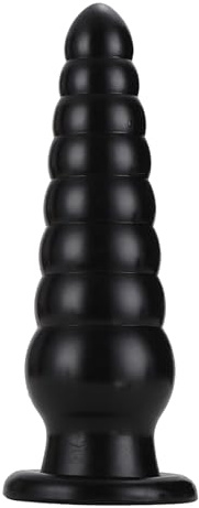 BDSMLOVE Huge Anal Beads Anal Trainer for Women Couples Beginner, Anal Toy Sex Toys Anal Plug Butt Plug Prostate Massager Stimulator (Black)