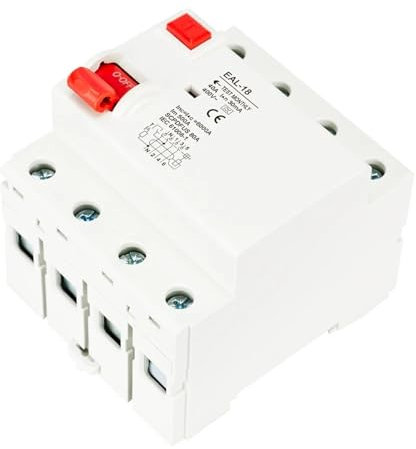 Disjoncteur électromagnétique à courant résiduel, 2P 4P 10/30/mA Type A RCCB RCD ELCB, disjoncteur différentiel, interrupteur de sécurité 1 pièces(30mA,2P 40A)