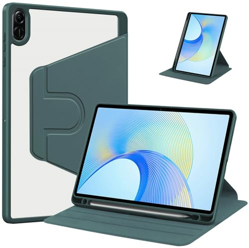 idudao Case Cover per 11 Honor Pad X8a X8b, 360 Multi angolo Rotazione Custodia Copertura protettiva per 11 Pollici X8a(2024) X8b(2026) Tablet, verde scuro