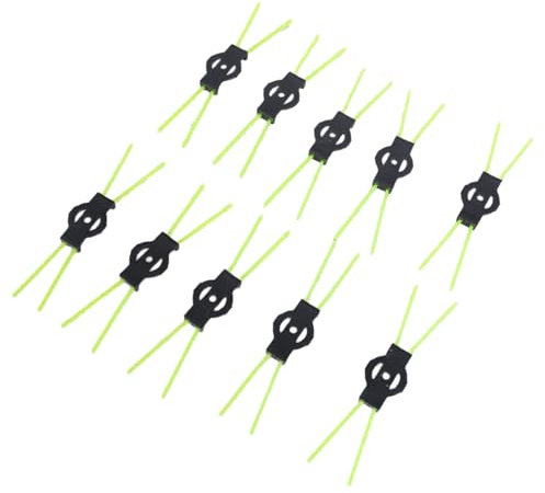 Lot de 10 cordes à gazon simples haute durabilité adaptées pour l'entretien des tondeuses à gazon et des parcs