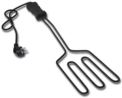 Allume-barbecue électrique pour barbecue 1500 W – Acier inoxydable avec poignée en plastique – Rapide et sûr pour un plaisir de barbecue parfait