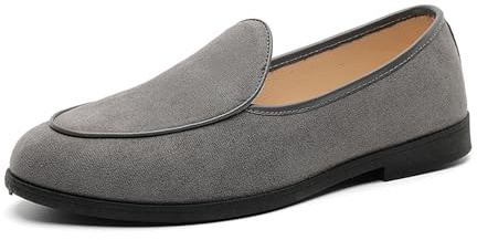 Mocassins Ville pour Hommes Décontractés Et Légers Chaussures d'affaires Formelles,Gris,42.5 EU
