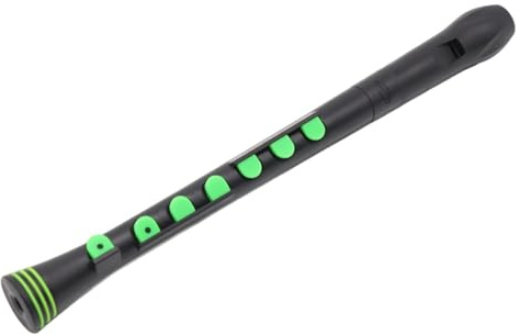Blockflöjt För Nybörjare Plastblockflöjt C Dur Bärbart Nybörjarinstrument | Blockflöjt(Black green)