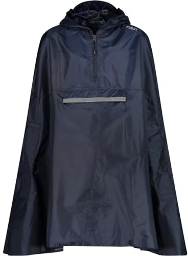 CMP - Cappuccio fisso antipioggia Junior Cape, Black Blue, 116