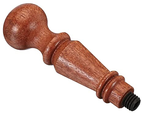 PATIKIL Wax Seal Stamp Handle Only, Wooden Handle Replacement Sealing Stamp Handles for Wedding Invitation Card Letter Envelope Style 4, Brown