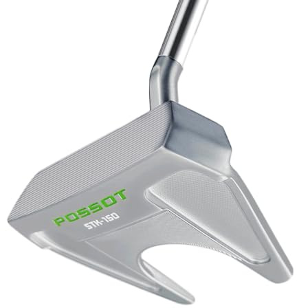POSSOT Golf Putter, Mallet Golf Putter for Man and Woman, PU Gripe with Exquisite Embroidery