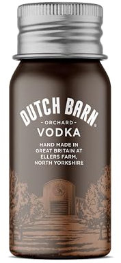 Dutch Barn Vodka Miniature | 5cl | 40% ABV | Distilled from British Apples | Crisp, Clean & Exceptionally Smooth | Premium Vodka Handmade in Great Britain | Vegan, Gluten Free & Zero Sugar