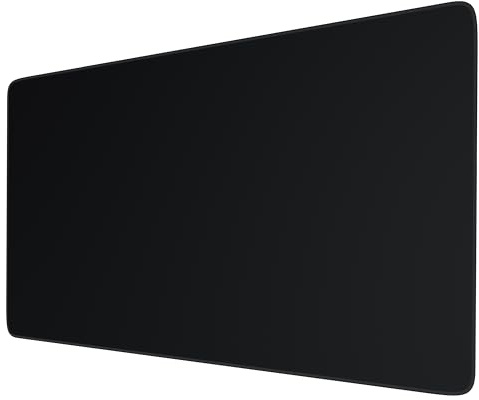 TITANWOLF – Alfombrilla Gaming XXL para ratón 900x500 – Mouse Pad - Precisión y Velocidad - Parte Inferior de Goma para una sujeción Estable - Antideslizante, Resistente al Agua – Motivo Negro