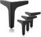 Möbelfüße Schwarz 4 Stück Schrankfüsse 15cm Möbelfüße Metall Ersatz Möbelbeine Schrank Regalfüße Belastbar Bis 500 KG Metallfüße für Möbel Schränke Sideboard Couch