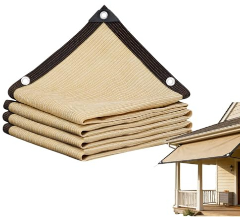 Toldo Vela Sombra, 2X5M Toldo Rectángulo, 99% Bloque UV Toldos Pérgola Patios Protector Solar, Toldos para Vela De Jardín Impermeable Aire Libre, para Muebles De Jardín