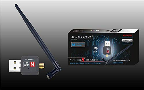CHIAVETTA ADATTATORE NANO WIRELESS WIFI USB 150MPS PC COMPUTER MAXTECH WI-FIP003