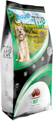 Top Beef - Alimento secco completo per il mantenimento di cani adulti ricco di manzo, 1 confezione da 3 kg