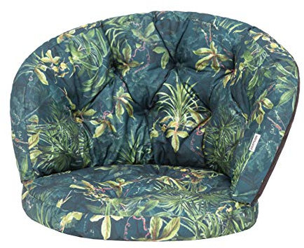 PillowPrim Kissen für Rattangarnitur, Rattangruppe, Bankpolster Set Freizeit Polster Sommerbänke, Sesselpolster 50x50x38 cm Grüne Wiese