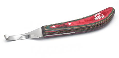 Equine Care Farrier Hoof Knife (Right-Handed) | Razor Sharp J2 Stainless Steel Blade, Ergonomic Handle | Professional Grade Precision Tool for Horse, Cow, Goat & Livestock Hoof Trimming & Shoeing.