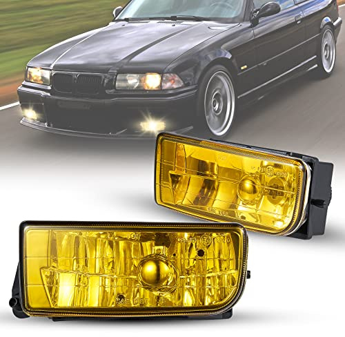 faro antiniebla para BMW 3er(HB/SDN/WGN) (E36) 09/1990-08/2000 BMW 3er(CPE/CONV)(E36) 10/1991-11/1999 Ein Paar Lente amarilla H1 12V 55W R:63178357390 L:631 78357389