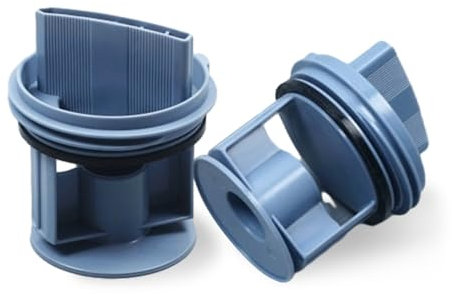 2 Stück Waschmaschine Zubehör, Filter für Die Waschmaschine, Flusensieb Abflusssieb, Einfache Installation, Kompatibel mit Mehreren Modellen von Waschmaschinen,Bosch, Siemens, Constructa,Neff, Balay